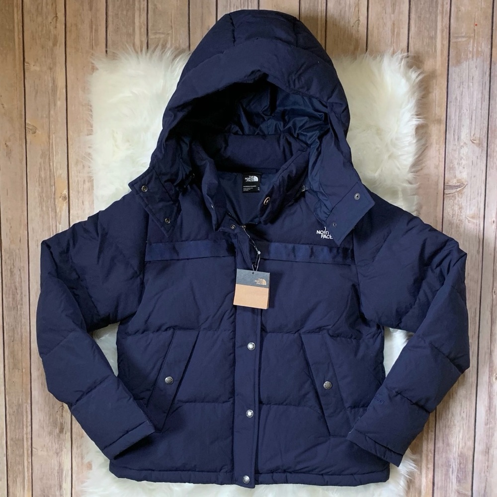 The North Face Forester Down Jacket In Navy - Picture 2 of 7